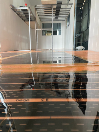 Bega ısıtıcı film 220w/m Tiny house elektrikli yerden ısıtma 